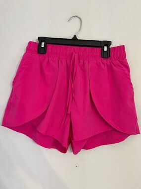 Sincerely Jules Shorts Womens
Pink  Tulip Slit Running
Athletic Lined  Small